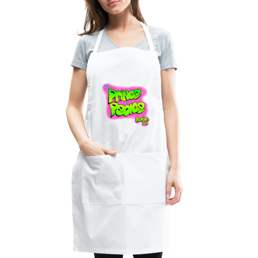 Prince of Peace Apron - white