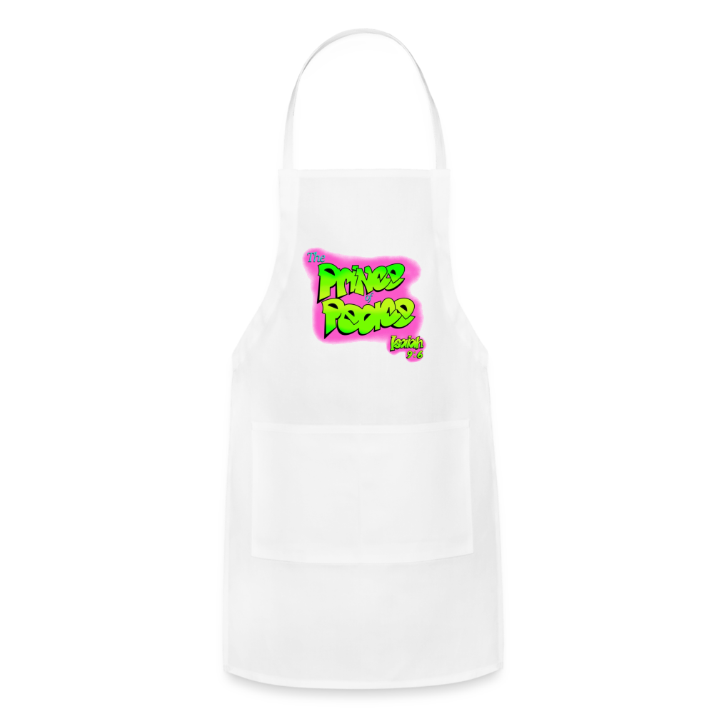 Prince of Peace Apron - white