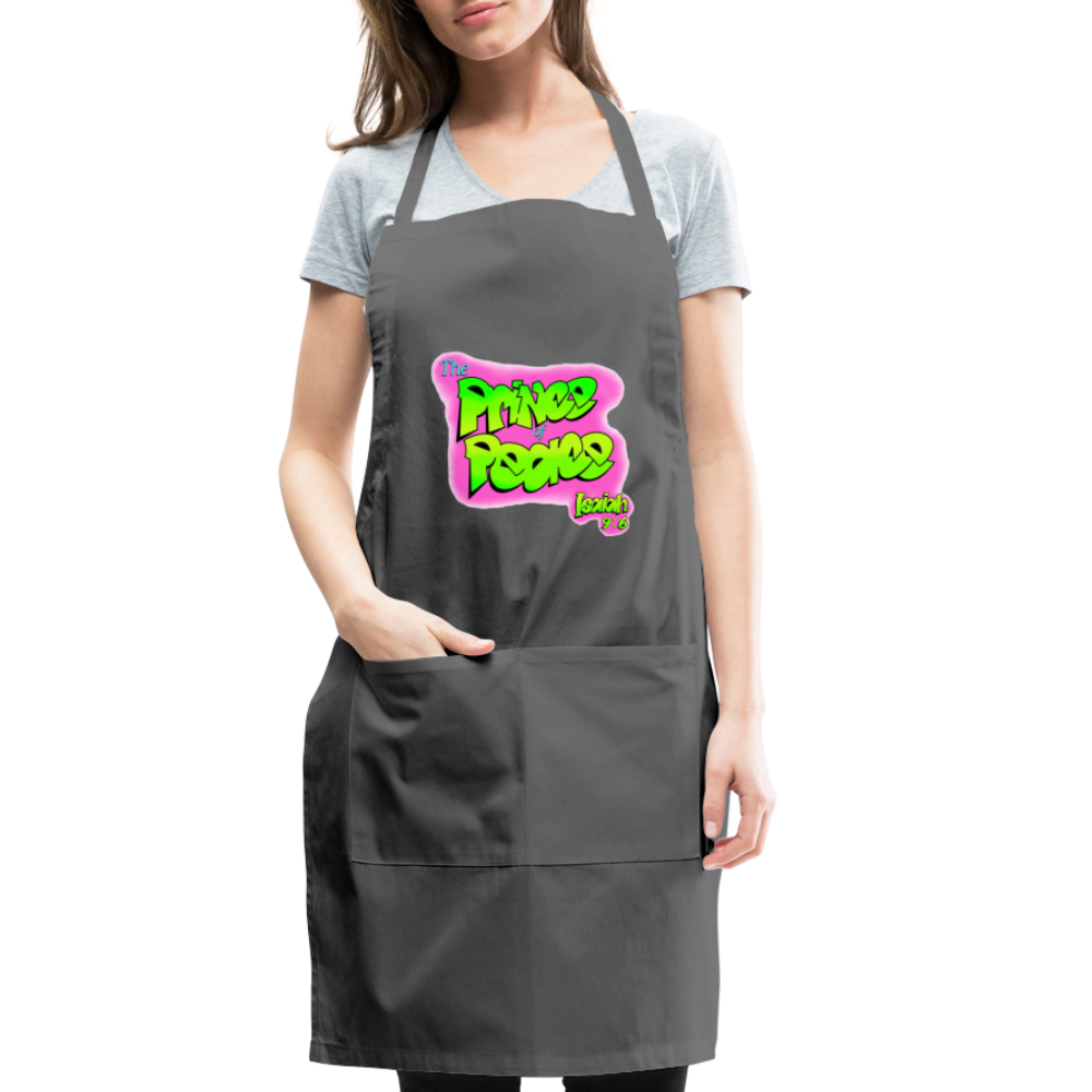 Prince of Peace Apron - charcoal