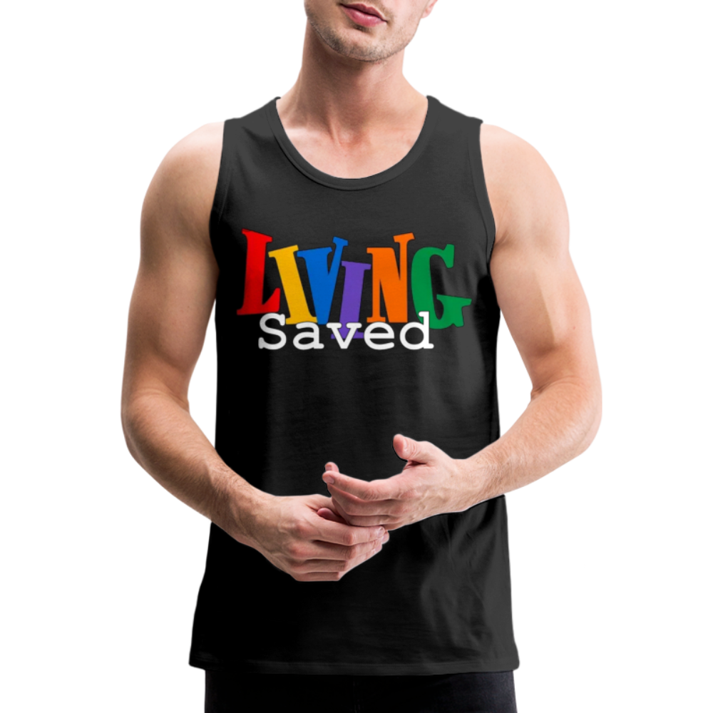 Living Saved Men’s Tank - black