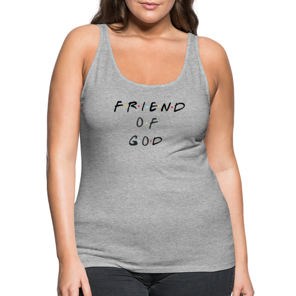 Friend of God Women’s Tank Top - heather gray