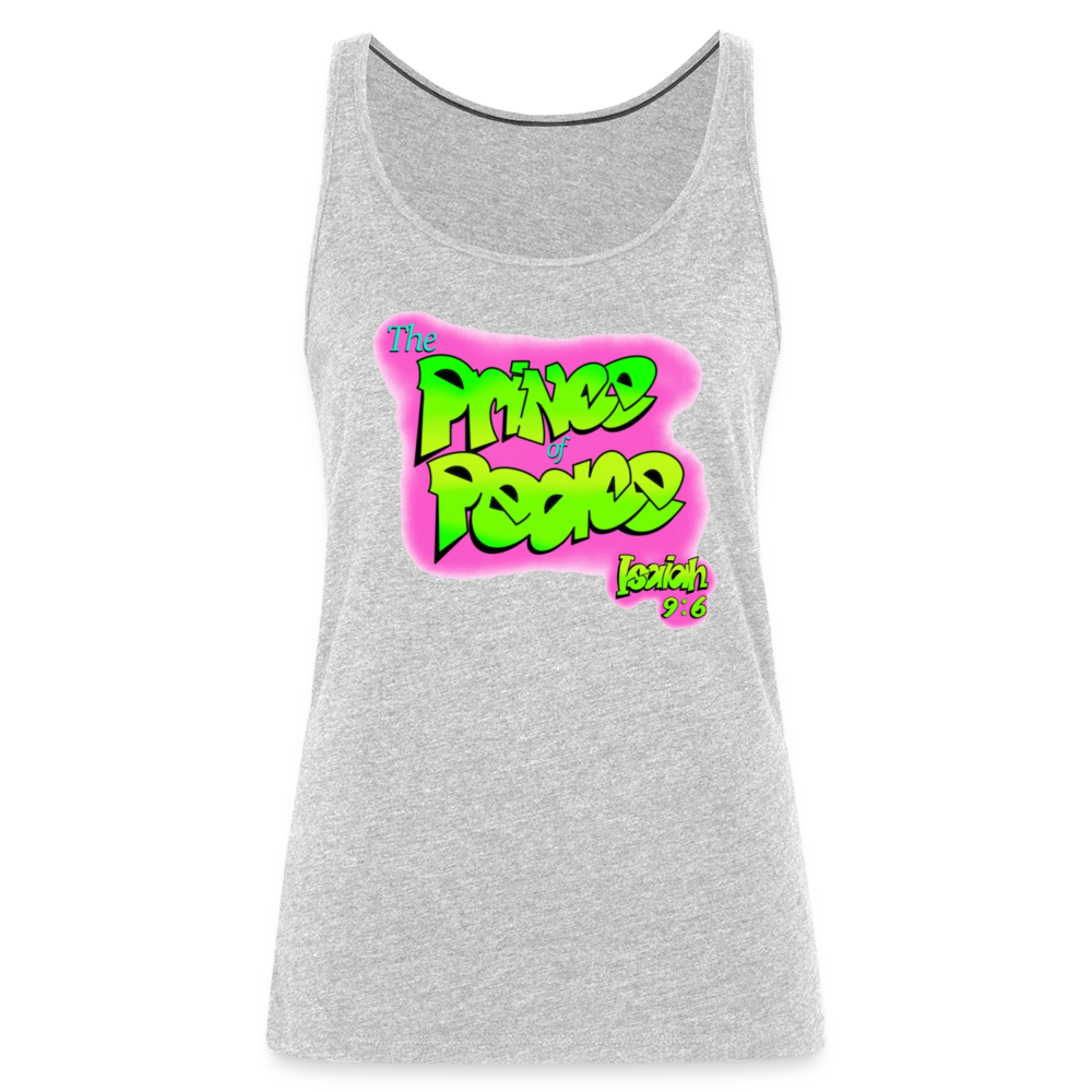 Prince of Peace Women’s Tank Top - heather gray