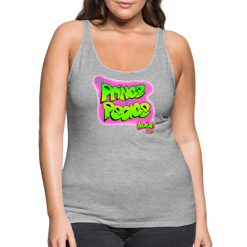 Prince of Peace Women’s Tank Top - heather gray