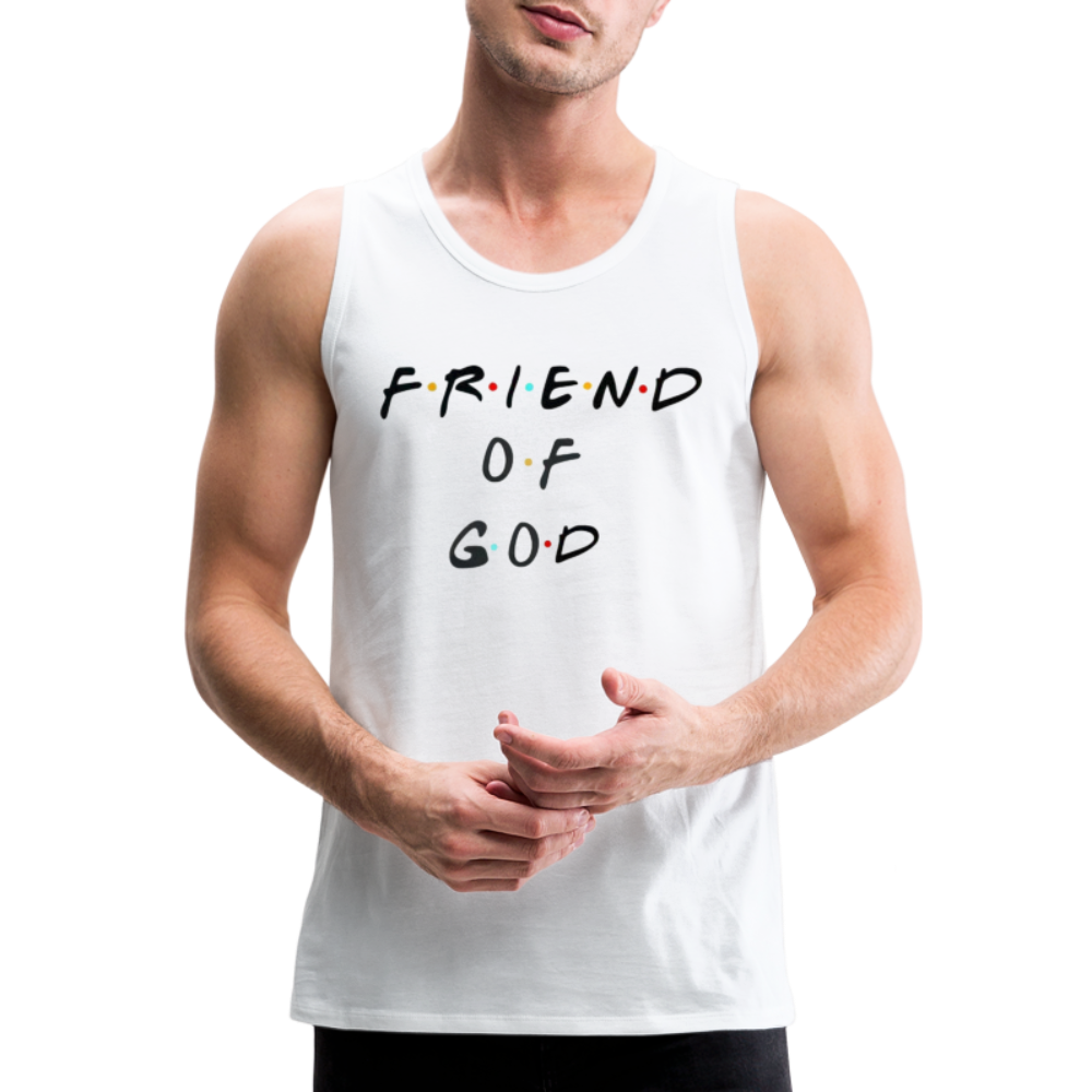 Friend of God Men’s Tank Top - white