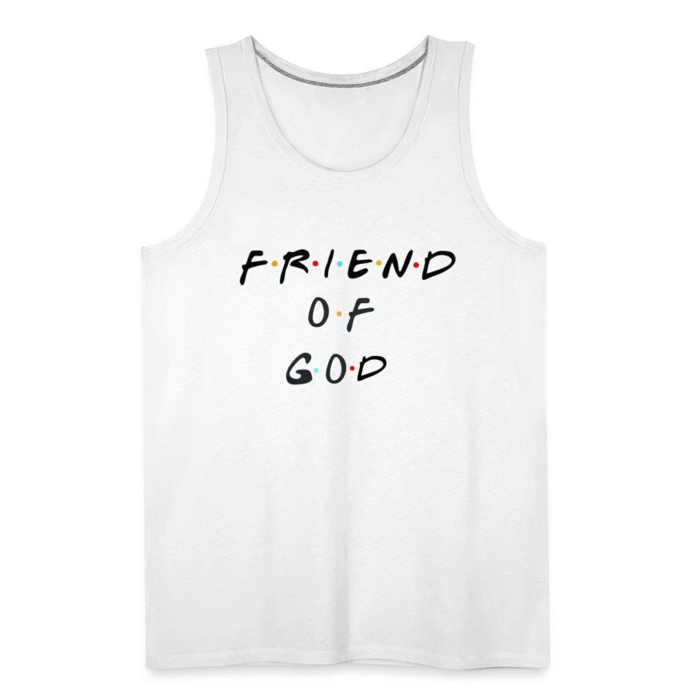 Friend of God Men’s Tank Top - white