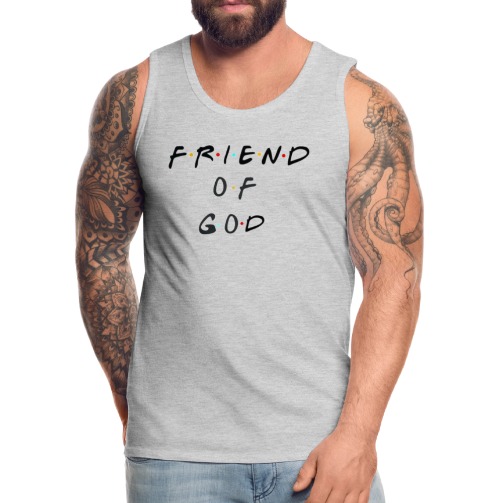 Friend of God Men’s Tank Top - heather gray