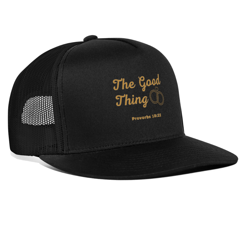 Good Thing Trucker Cap (Wife) - black/black