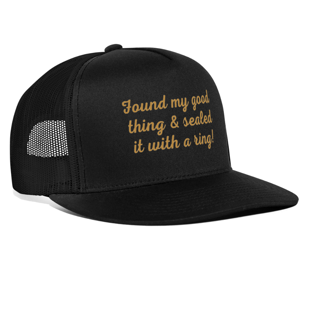 Good Thing Trucker Cap (Husband) - black/black