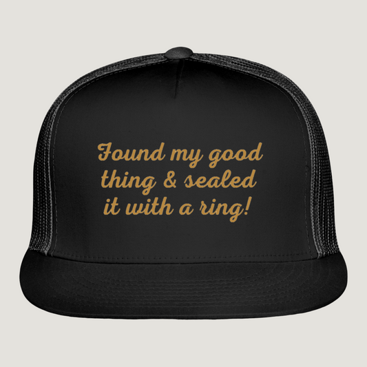 Good Thing Trucker Cap (Husband) - black/black