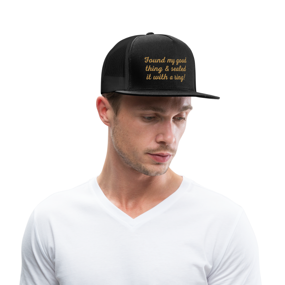 Good Thing Trucker Cap (Husband) - black/black