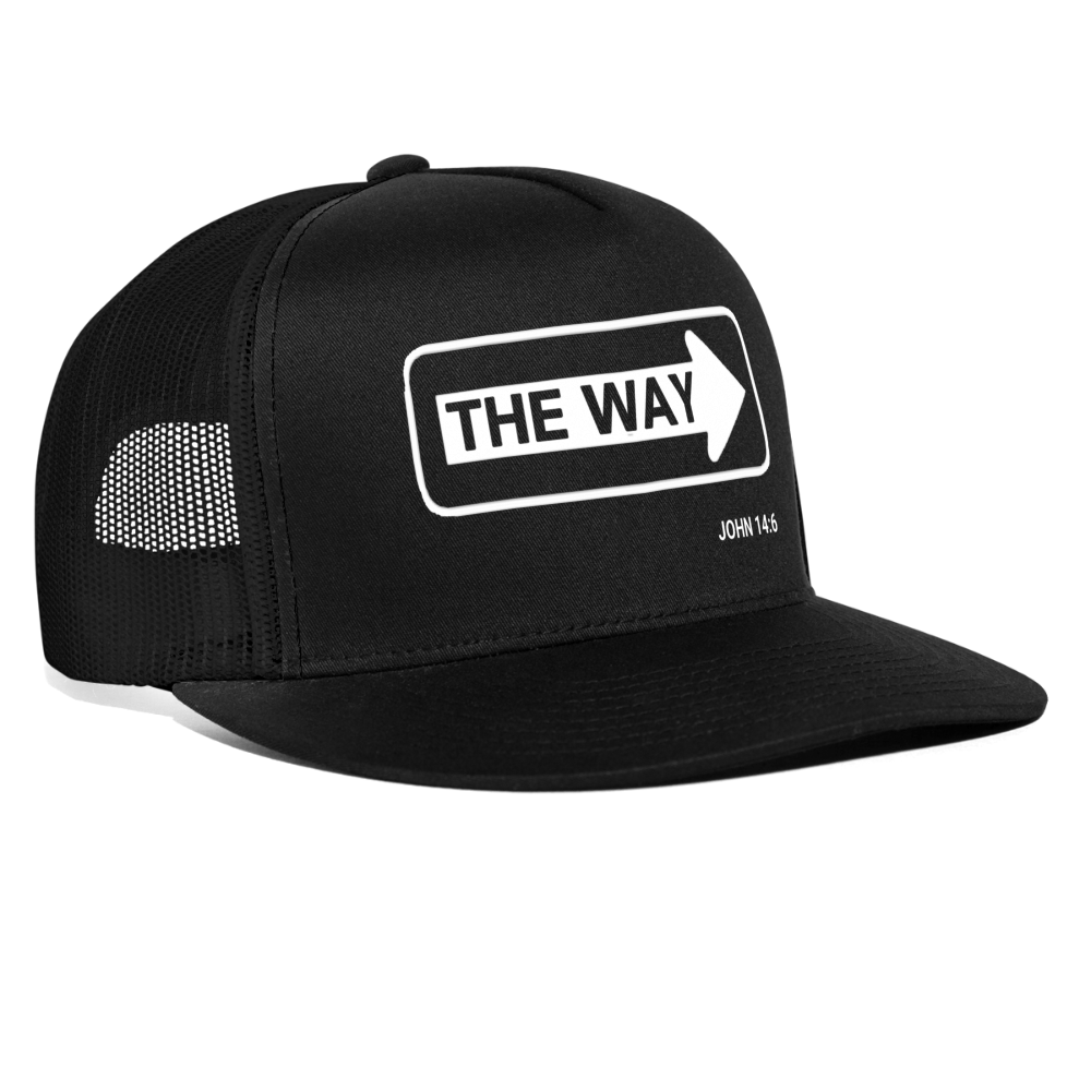 The Way Trucker Cap - black/black