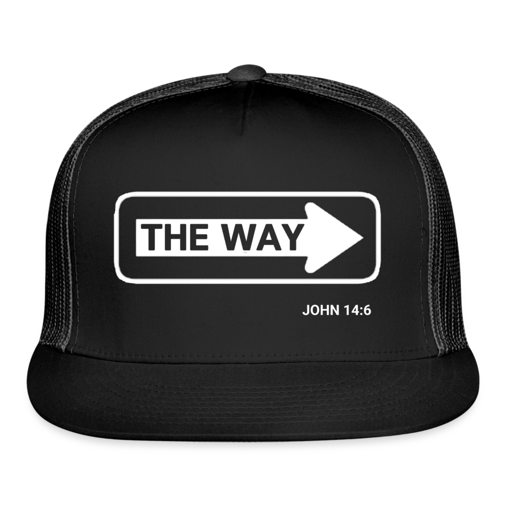 The Way Trucker Cap - black/black