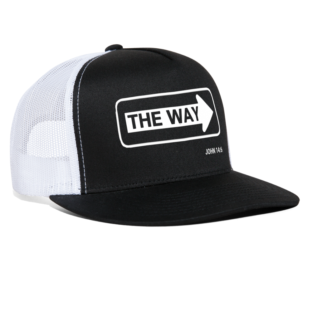 The Way Trucker Cap - black/white