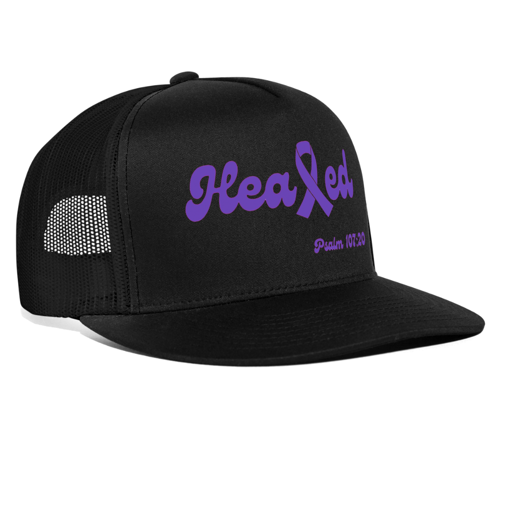 Healed Trucker Cap (Domestic Violence) - black/black