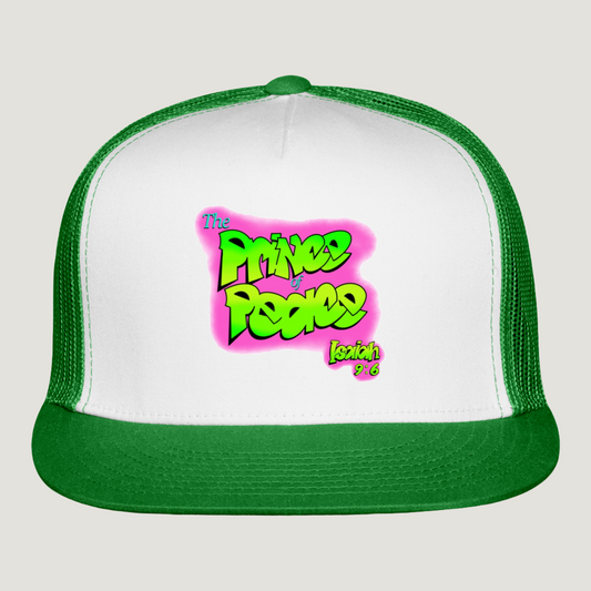 Prince of Peace Trucker Cap - white/kelly green