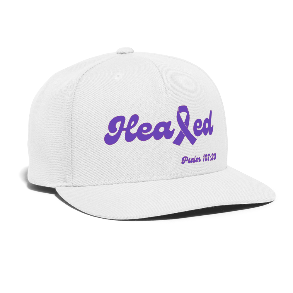 Healed Snapback Cap (Domestic Violence) - white