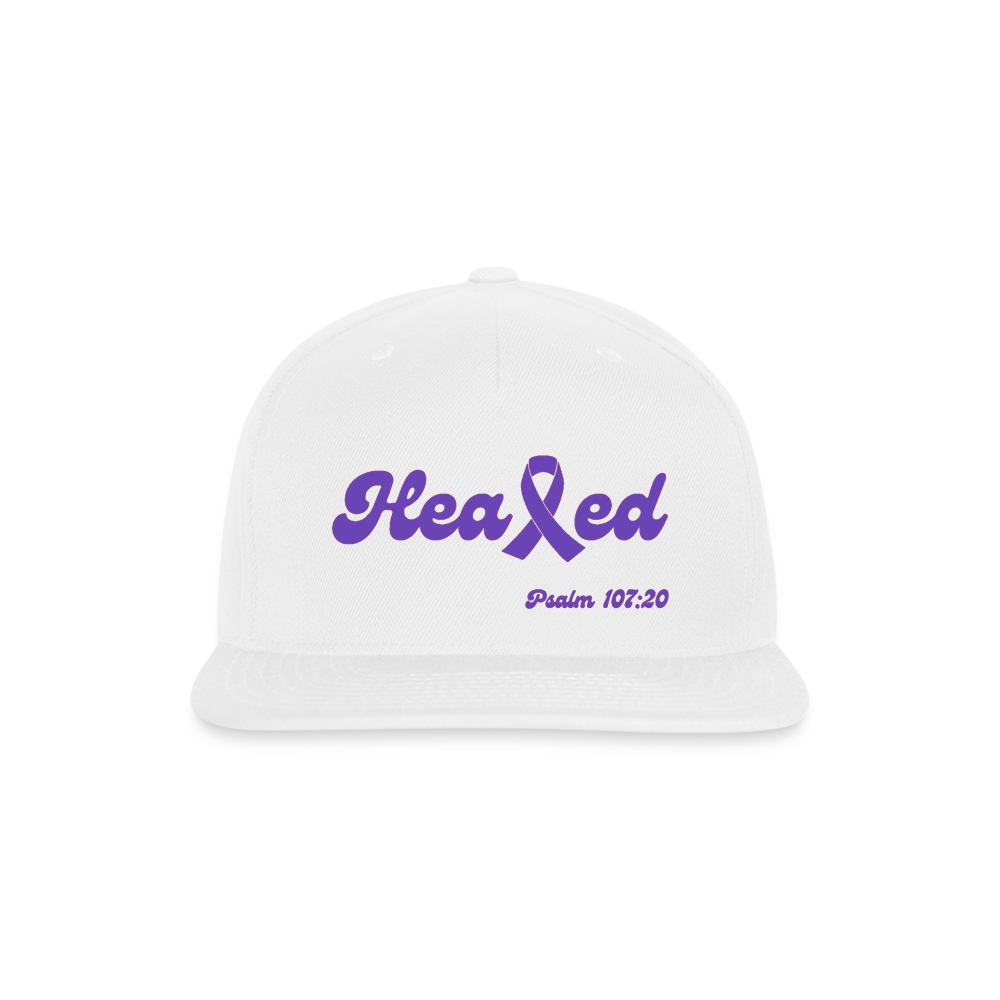 Healed Snapback Cap (Domestic Violence) - white