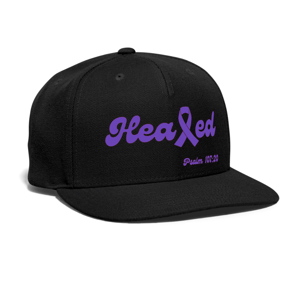 Healed Snapback Cap (Domestic Violence) - black