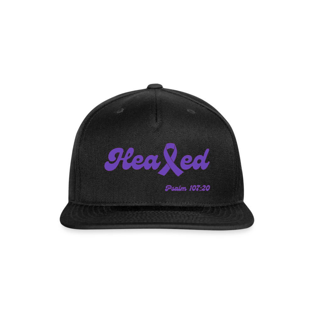 Healed Snapback Cap (Domestic Violence) - black