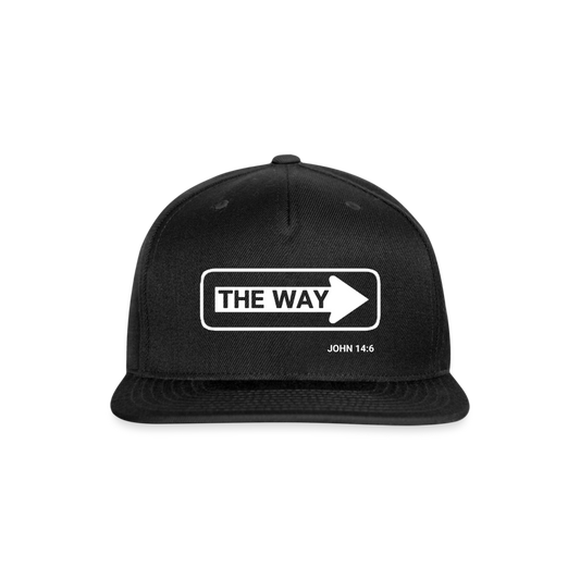 The Way Snapback Cap - black