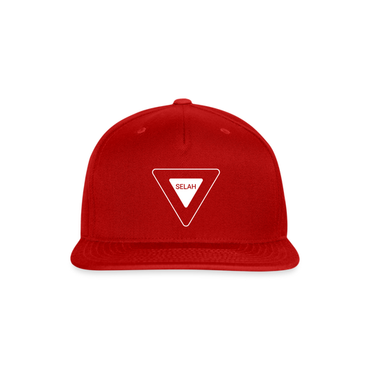 Selah Snapback Cap - red