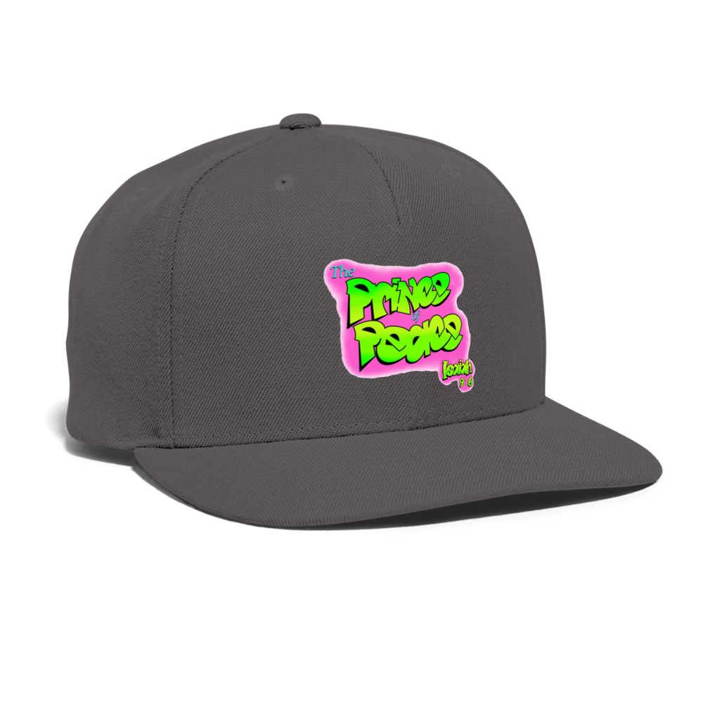 Prince Of Peace Snapback Cap - dark grey